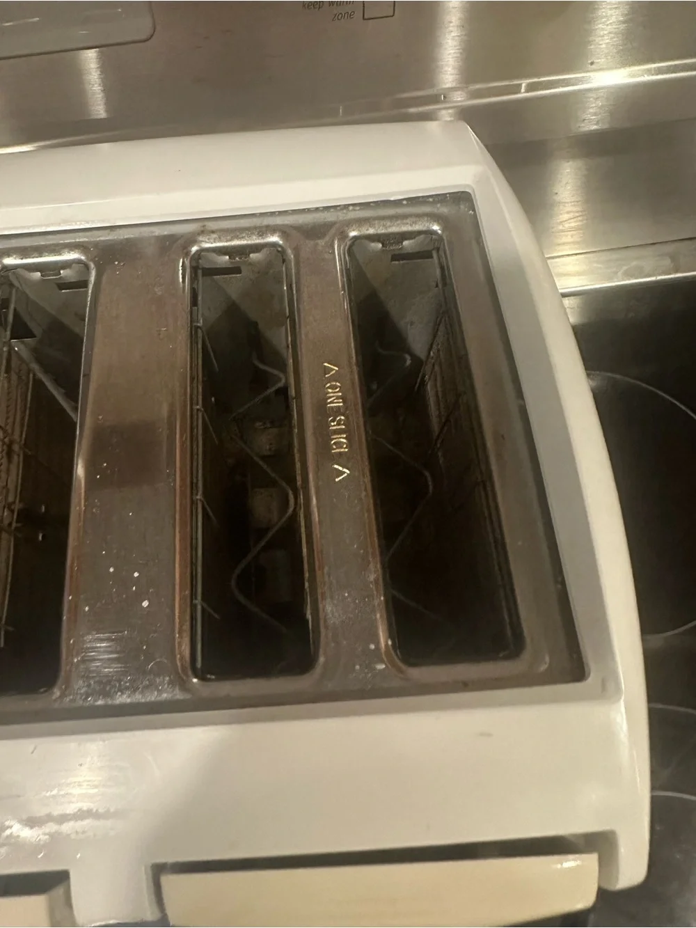 Proctor Silex 4 Slice Toaster Extra Wide Slots Bagels Cool Touch White Tested